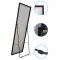 AICA Miroir sur pied au sol 150x50cm,miroir pleine longueur,à suspendre ou à poser,cadre noir