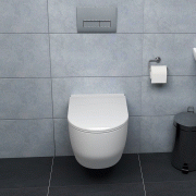 AICA Sans Bride WC Suspendu Abattant Ultra Fin Soft-Close 52,5x36x36cm AICA Sans Bride WC Suspendu Abattant Ultra Fin Soft-Close 52,5x36x36cm