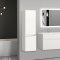 30x30x110(L*W*H)cm meuble salle de bain blanc meuble colonne salle de bain à suspendre