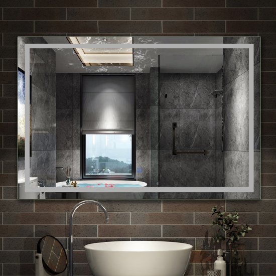 Miroir de salle de bain anti-buée 160x80cm - Cliquez sur l'image pour la fermer