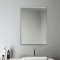 Miroir de salle de bain rectangulaire Miroir cosmétique mural biseauté 45cmx90cm