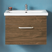 Ensemble meuble et vasque 61x40x44cm modèle de cœur bleu