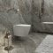 AICA WC Suspendu Sans Bride Avec Abattant Soft-Close Blanc U