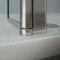Aica paroi de douche volet pivotant seul pour paroi de douche à l’italienne 40x200cm en 8mm verre anticalcaire