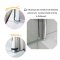 Aica porte de douche pivotante 1200x1970mm pivotante à 180° 6mm verre anti-calcaire installation en niche porte de douche