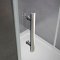 Aica 90x187cm porte de douche porte de douche à charnière installation en niche verre sécurité