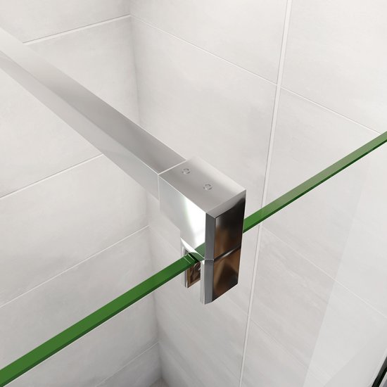 AICA paroi de douche à l'italienne 60-140x190cm en 6mm verre avec band –  Aica Sanitaire