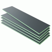 AICA Panneau à carreler 2500x600x40 Pack de 5 Panneau de construction à carreler