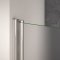 Aica porte de douche double battante,100x187cm porte de douche pivotante sablée,installation en niche