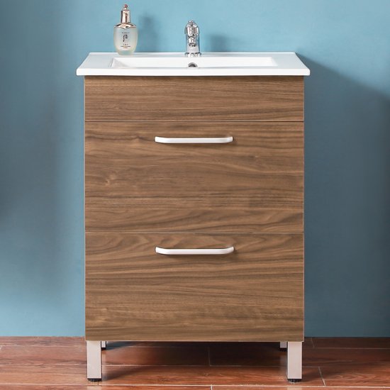 Meuble de salle de bain modèle de Anlovi 61x40x85cm Ensemble meuble et vasque - Cliquez sur l'image pour la fermer