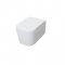 AICA WC Suspendu Sans Bride 52x36x36cm Avec Abattant Soft-Close - Blanc