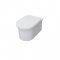 AICA WC Suspendu 52,5x36x36cm Avec Abattant Ultra Fin Soft-Close et Sans Bride