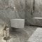 AICA WC Suspendu Avec Abattant Soft-Close Blanc Sans Bride