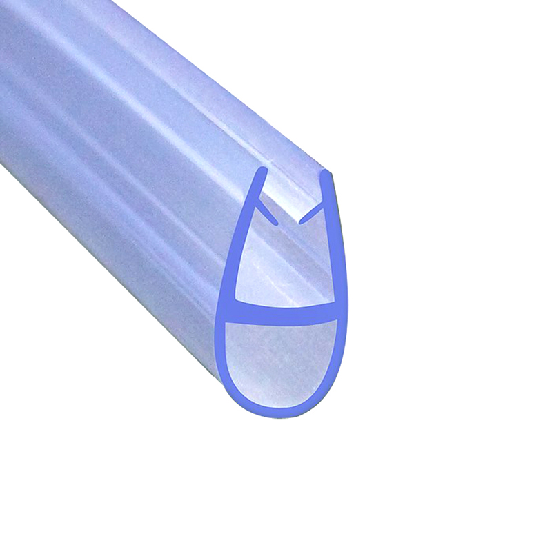 Joint de porte de douche pour verre de 4-6mm - couvre les espaces jusqu'à  20mm - Remplacement parfait de l'étanchéité de la paroi de douche claire,  longueur réglable